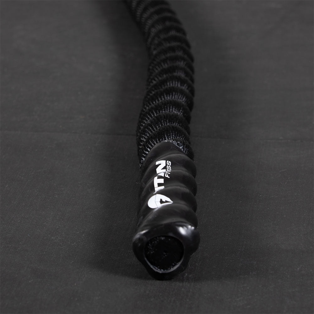 Battle Rope 30Ft X 2In, Poly Dacron Heavy Rope for Home Gym Conditioning Workouts, Cross-Train, Strength Training Exercises