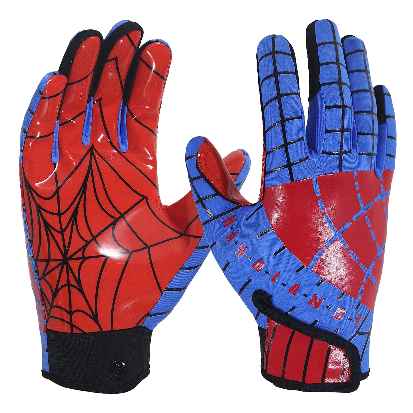 Classic Design Youth Rugby Gloves Spider Silk Great Grips Holding American Football Gloves