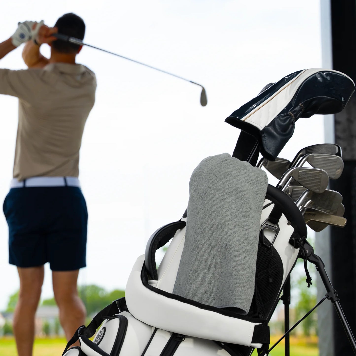 Microfiber Gym Towels, Yoga Towel for Home and Gym Bag, 16 Inch X 27 Inch, 6 Pack, Dark Grey