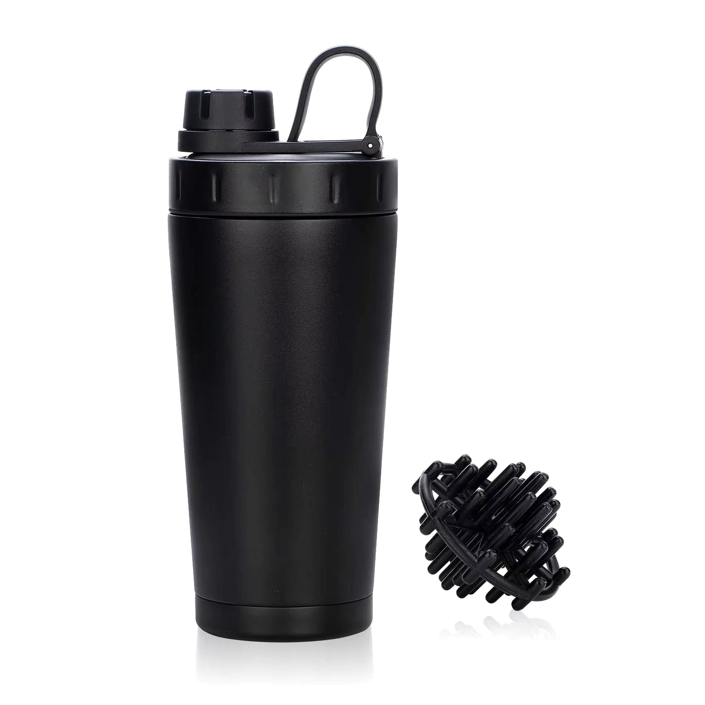Protein Shaker Bottle Stainless Steel Water Cup Double Wall Vacuum Insulated Bottle Leak Proof Sport Drinkware 20Oz