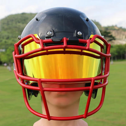 Football Helmet Visor Durable Lightweight Football Facemask Visor for Youth Adult Football Face Mask Visor Scratch Resistant
