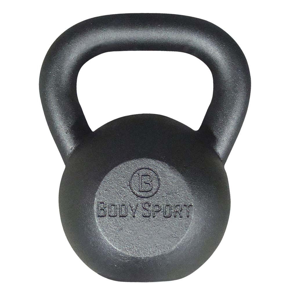 Cast Iron Kettlebell, 45 Lb. – At-Home Gym Equipment – Kettlebell Free Weights – Strength & Core Training Equipment – Cast Iron Resistance Workout Gear