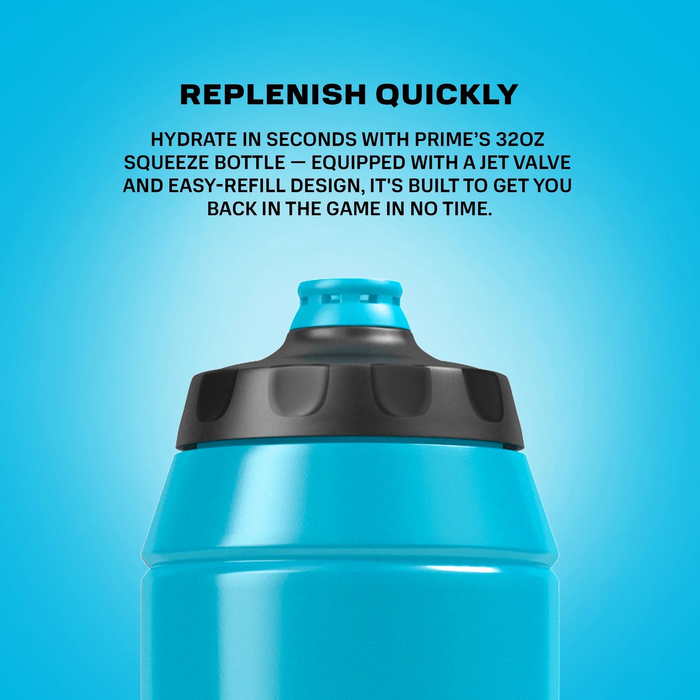 Hydration Squeeze Bottle, 1L - BLUE