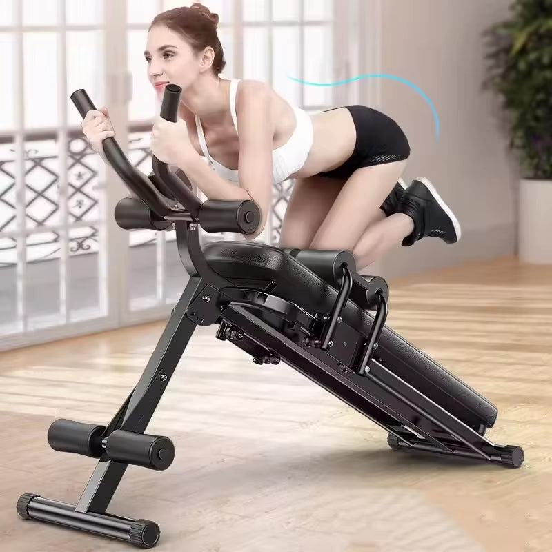 Foldable AB Exercise Machine Multifunctional Gym Equipment Adjustable Sit up Bench Home Fitness Accessories