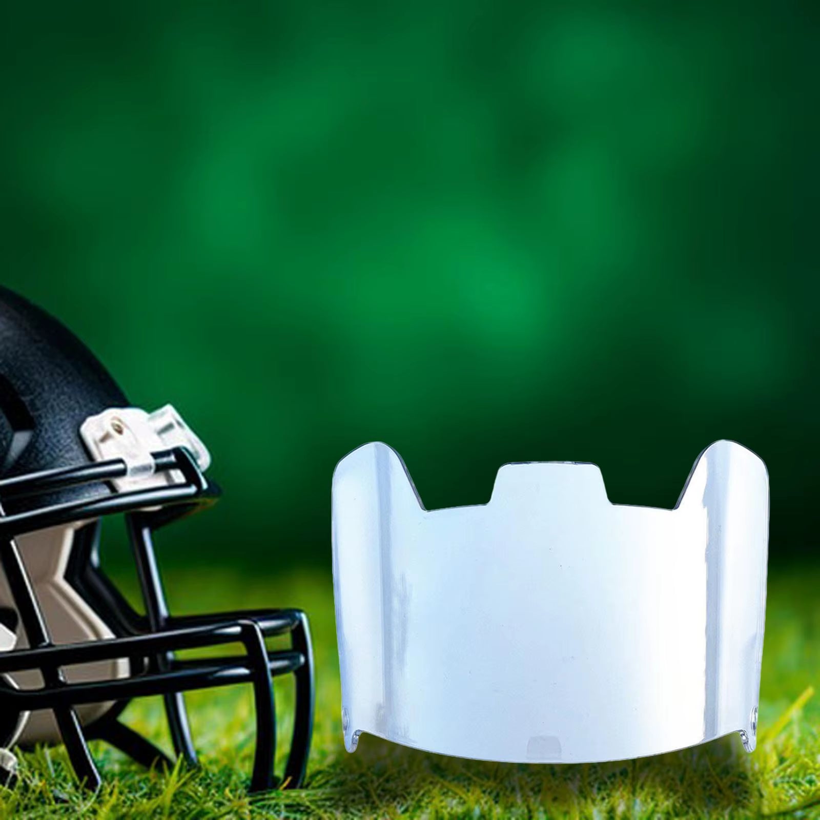 Football Helmet Visor Durable Lightweight Football Facemask Visor for Youth Adult Football Face Mask Visor Scratch Resistant
