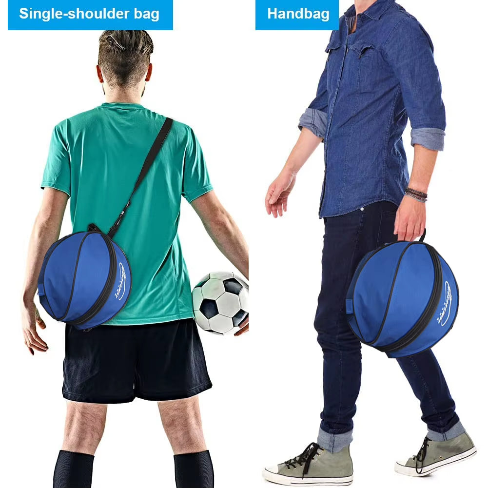 Outdoor Sport Shoulder Soccer Ball Bags for Kids, Football, Volleyball, Basketball, Training Accessories, Sport Equipment