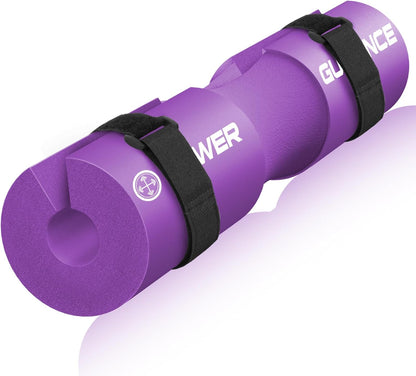 Barbell Squat Pad - Neck & Shoulder Protective Pad - Great for Squats, Lunges, Hip Thrusts, Weight Lifting & More - Fit Standard and Olympic Bars Perfectly