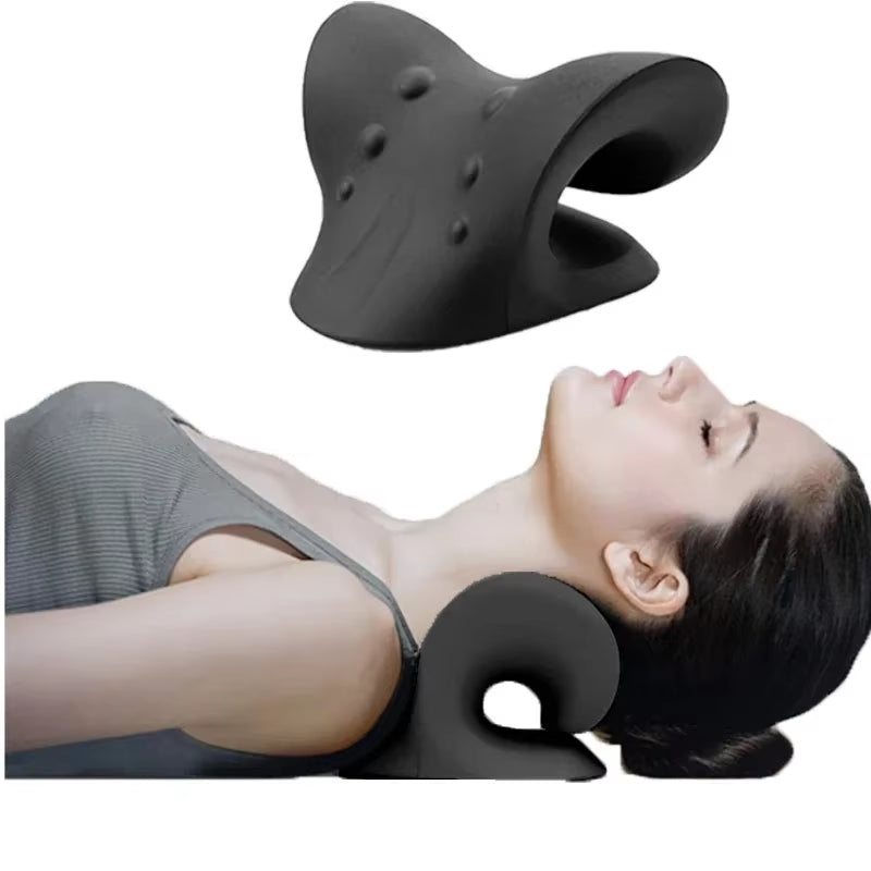 Shoulder Massage Pillow Training Cervical Spine Stretcher Gym Equipment Spinal Braces Workout Excercise Accessories Portable